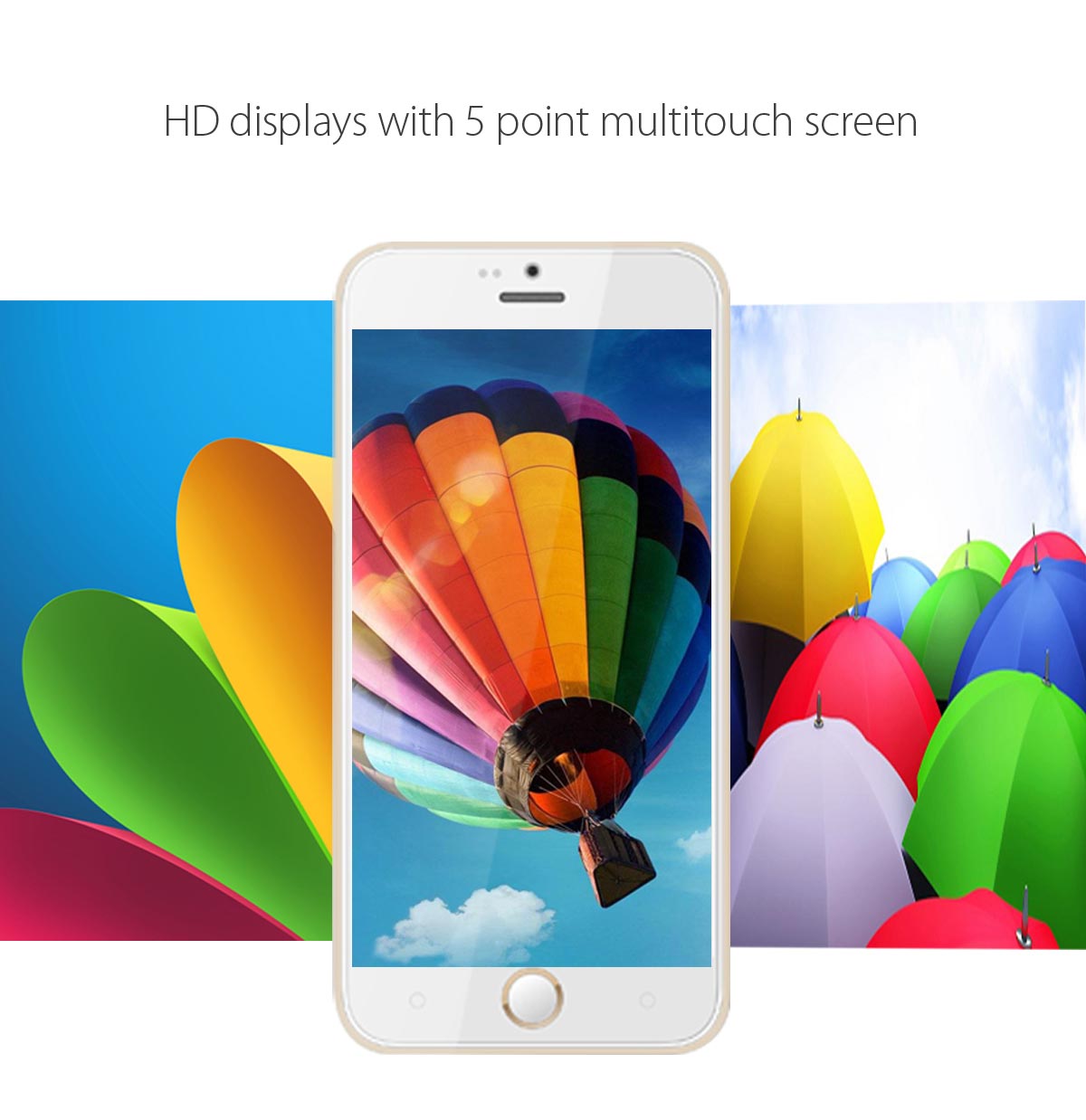 HD Экранs with 5 point multitouch Экран